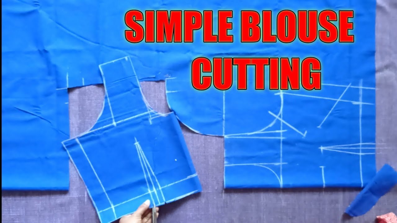 Simple Blouse Cutting Youtube