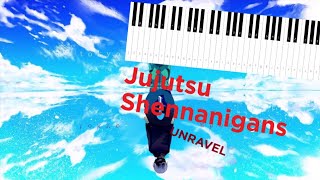 How to Play Tokyo Ghoul Unravel (Acoustic) on Jujutsu Shennanigans Piano (Advanced)