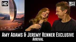 Amy Adams & Jeremy Renner - Arrival Exclusive Interview