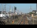 【前面展望動画】関東鉄道　常総線　取手→水海道→下館