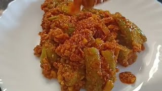 दोडका रेसिपी | loofah (ridge gourd) recipe with peanut crumbs in Marathi, Hindi, and English