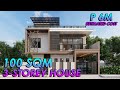 MODERN HOUSE WITH ROOF DECK ON 100 SQM LOT 2023 | ALG DESIGNS #66