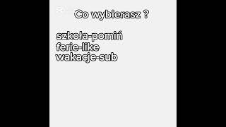 #shorts Co wybierasz ?