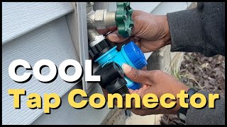 AquaJoe - Sun Joe Dual Outdoor Faucet Connector