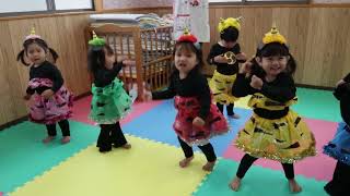 せいぐう保育園　令和５年度生活発表会練習風景１　もみじ組リズム