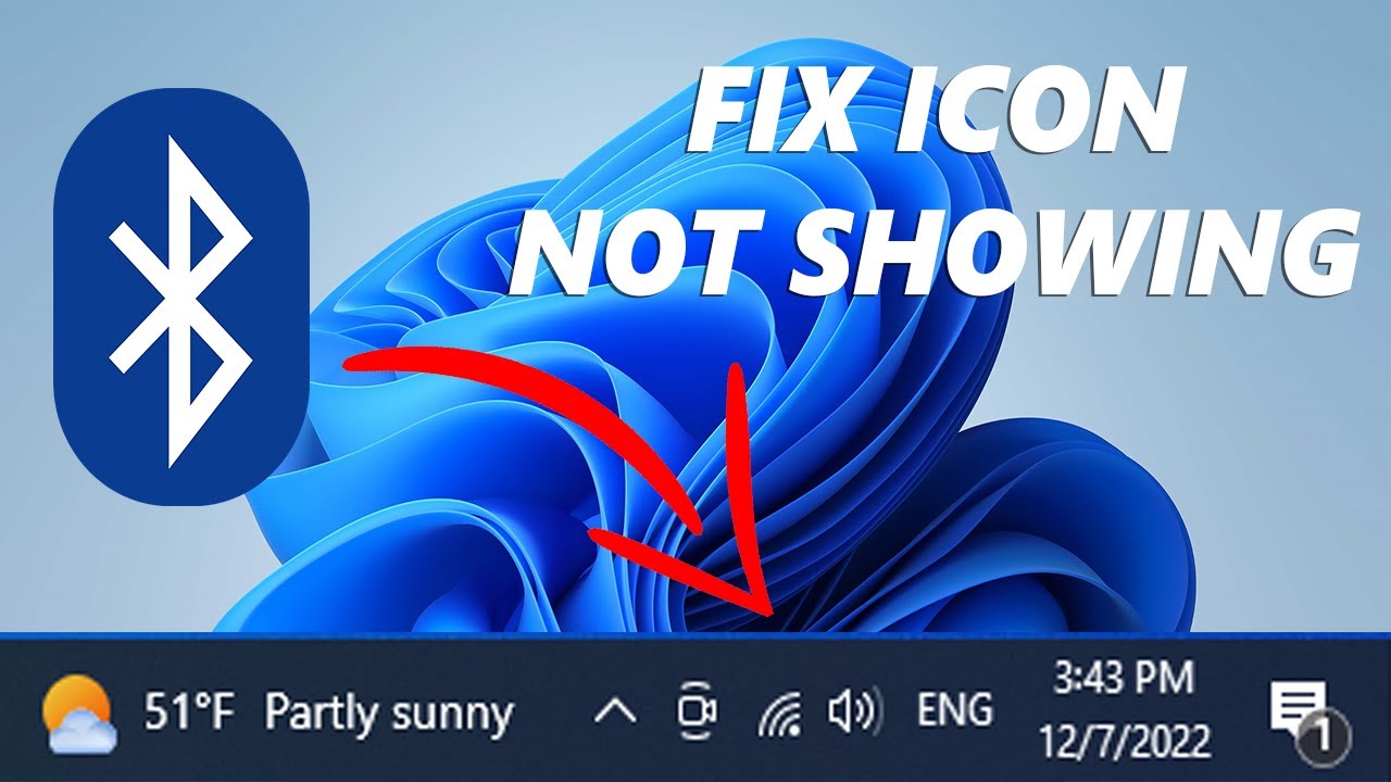 Fix - Bluetooth Icon Not Showing In Windows 11 - YouTube