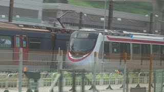 **港鐵沙中綫新列車 TML C-Train (D397/D398) 停泊於八鄉車廠戶外車坑