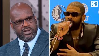 Shaq Reacts to Kyrie Irving's Comments on His Time w/ the Nets | NBA on TNT Postgame
