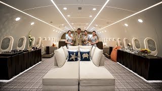 Inside The World's Only Private Boeing 787 Dreamliner!