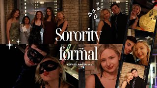 First Sorority Formal!  | ✨ Prep \u0026 GRWM ✨ | Alpha Gamma Delta at The University of Minnesota