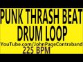 thrash punk drum beat loop 225 bpm fast gallop d beat