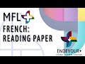 MFL+: FRENCH : READING PAPER