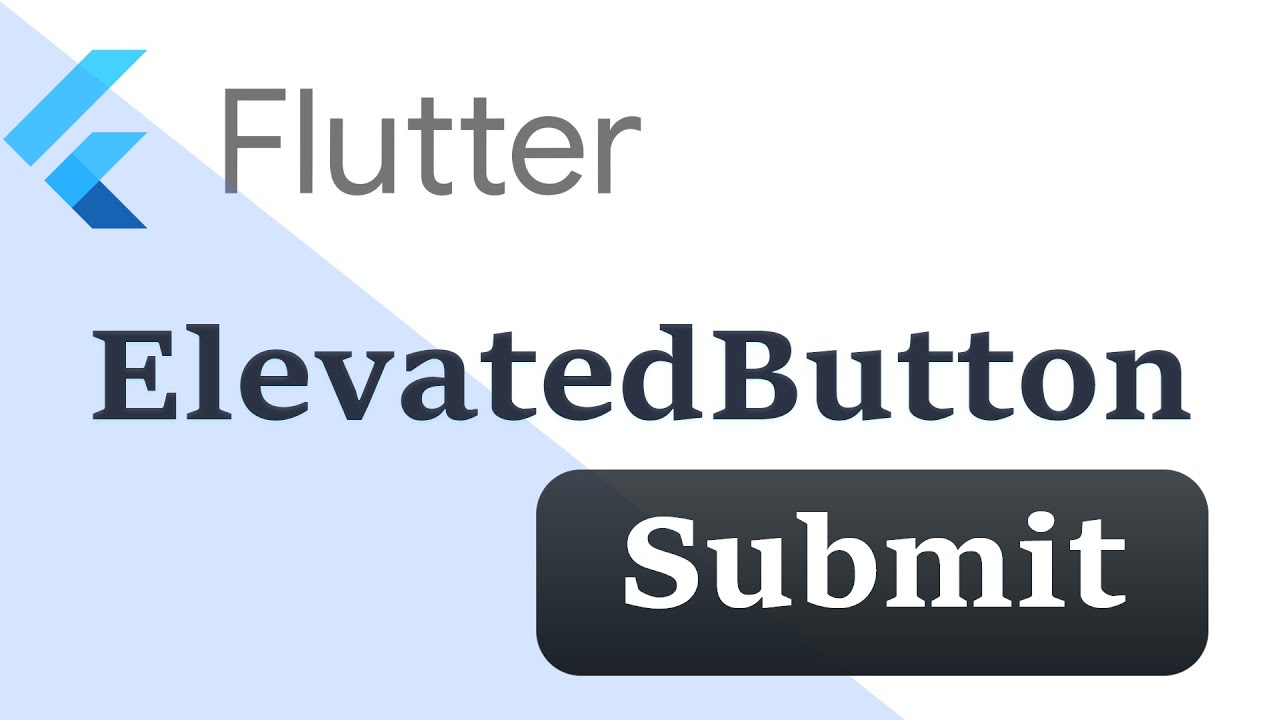 Flutter Elevated Button - YouTube