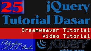 25, Toggle dan Slide Toggle, jQuery Video Tutorial Dasar