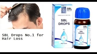 🚿 Stop Hair Fall \u0026 Grey Hair Naturally with SBL Drops No.1 🌿 | Homeopathic Scalp Treatment