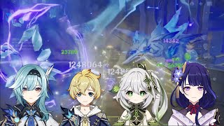 【原神】エウルア激化PTでVer.3.8 螺旋12層攻略動画【Genshin Impact】