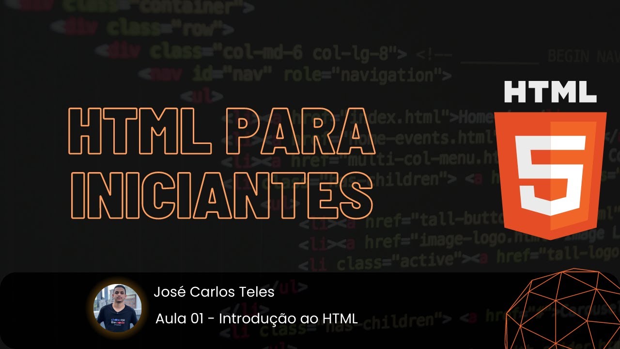 Aula 01 - Introdução Ao HTML | HTML PARA INICIANTES - YouTube