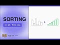 Sorting Algorithms Explained — Merge, Quick & the n·log n Bound, Visualized