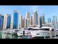 dubai live 24 7 🇦🇪 amazing dubai marina 4k walking tour