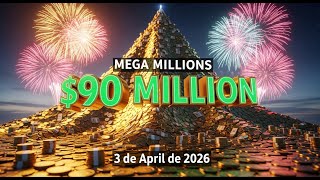 Resultados Mega Millions hoy 3 de Abril del 2026 | $90 Million de dolares 💰🍀