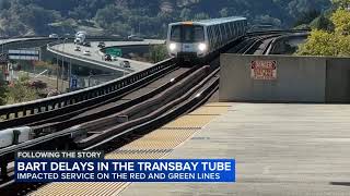 BART Transbay Tube track issue disrupts Monday morning commute 1 week after similar incident