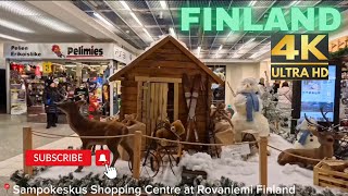 Exploring Sampokeskus Shopping Centre | Rovaniemi Lapland Finland Virtual Tour