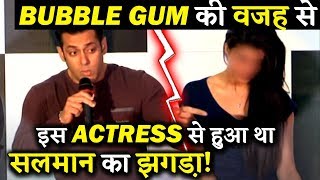 Salman Khan And Raveena Tandon Had A Fight Because Of A Bubble Gum!!