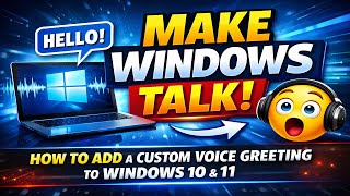 Make Your PC Talk When You Log In 🤖