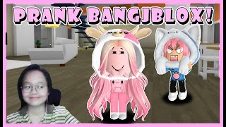 PRANK @BANGJBLOX  SAMPAI MARAH BESAR!! | ROBLOX INDONESIA