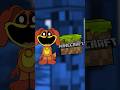 Poppy Playtime Chapter 3 Smiling Critters in MINECRAFT #minecraft #poppyplaytime #shorts #animation