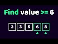 Binary Search To Find A Range of Numbers