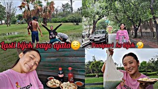 pani parayra  bijok  vayo⛈️ panipuri  ko bijok 😔garo vayo..#vlog #foryou #longvideo