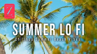 🌴☀️Summer Beach Vibes for Relaxing or studying Chillhop Lo fi