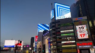 シンクロ7 シブヤ ヒットビジョン synchro 7 Shibuya HIT vision 宮益坂下交差点 shibuya japan