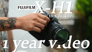 งานวีดีโอ1ปีกับกล้อง Fujifilm X-H1 vs X-T3, X-T2