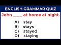 Mixed English Grammar Quiz: CAN YOU SCORE 35/35? #challenge 139