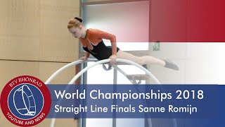 World Championships in Gymwheel 2018 Final straight line Sanne Romijn