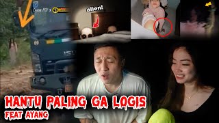 HANTU PALING GA LOGIS WKWKW! REACTION HORROR FEAT AYANG #2