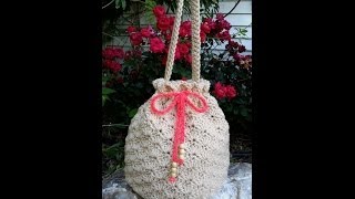 Easy Crochet Bag - Shell Stitch Bag