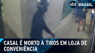 Casal é morto a tiros em loja de conveniência no Pará | SBT Brasil (25/01/25)