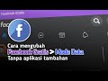 Cara mengubah Facebook Gratis ke Mode Data