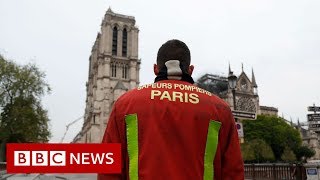 Notre Dame: Priceless artefacts saved from blaze - BBC News