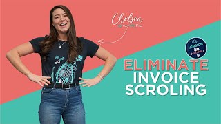 Eliminate Invoice Scrolling | ezyVet Tips & Tricks