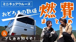 軽キャンピングカー ミニチュアクルーズの燃費ってどれくらい？｜車中泊250日以上 3年間乗った平均燃費｜年末ライブも開催します！｜おたよりコーナー第2回｜