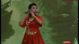 Chinese bamboo flute music：掛紅燈 Red Lantern/竹笛：唐俊喬