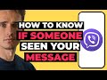 How To Know if Someone Seen Your Message on Viber