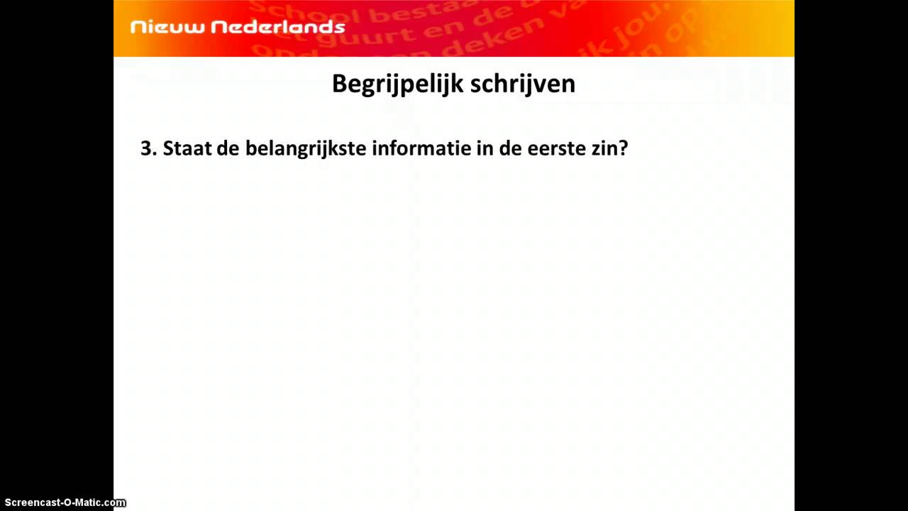 Nieuwsbericht Schrijven - YouTube