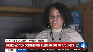 Metro Action Commission running out of A/C units