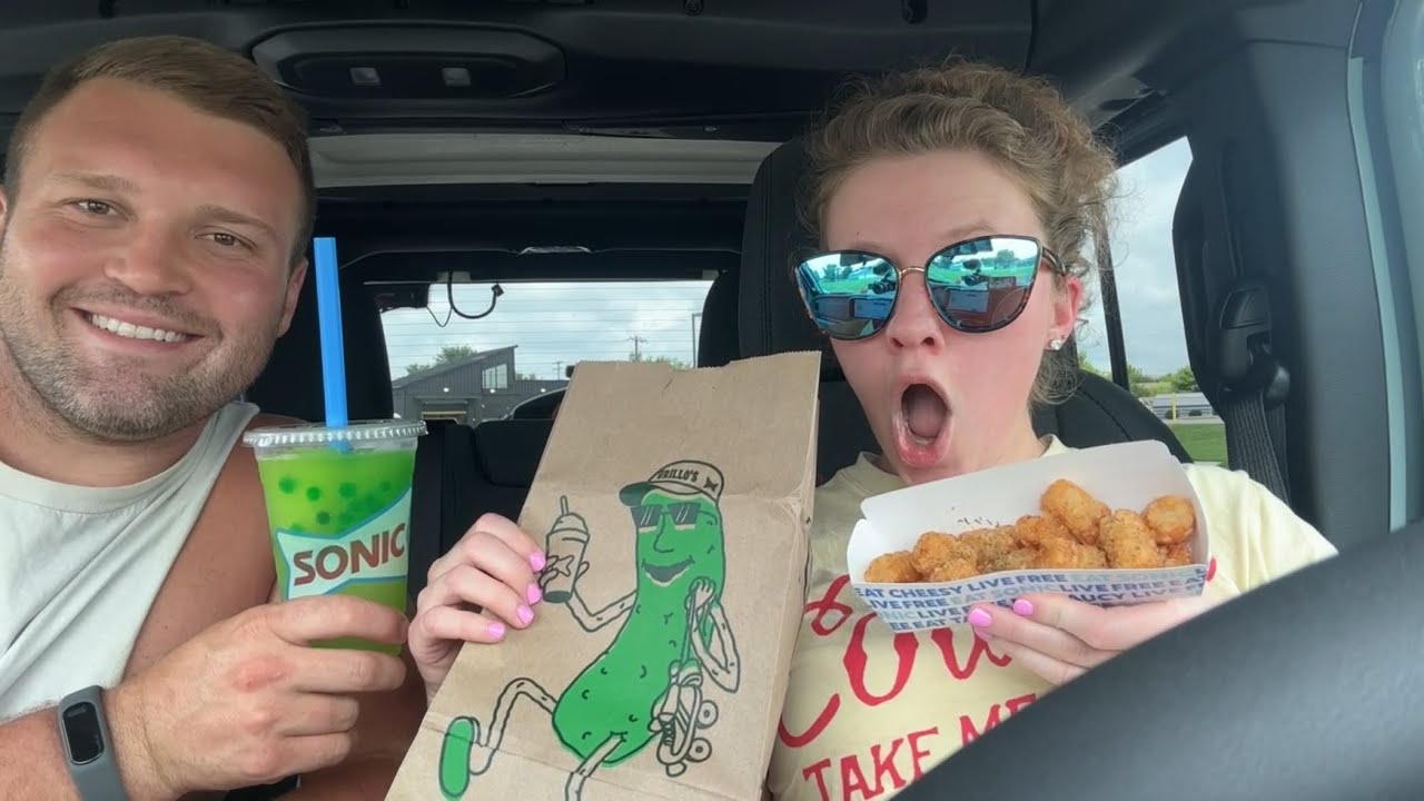 Sonic Mukbang Trying The New Pickle Menu рџґ Youtube