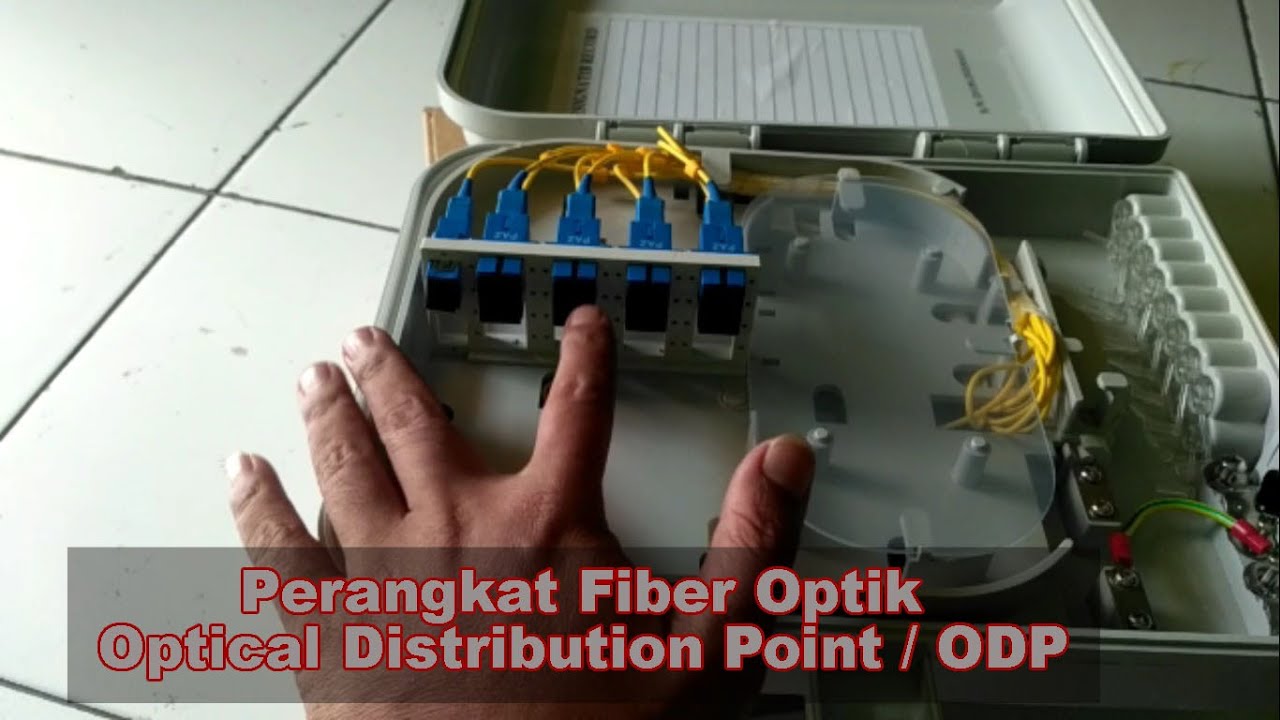 Perangkat Fiber Optik, Optical Distribution Point (ODP) - YouTube